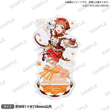 画像をギャラリービューアに読み込む, 【新品】 ラブライブ!スクールアイドルフェスティバル きらりんアクリルスタンド Aqours ネコカフェver. 高海千歌 佐賀