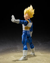 画像をギャラリービューアに読み込む, 【新品】 S.H.Figuarts ドラゴンボールZ 超サイヤ人ベジータ〈危険なプライド〉 約135mm PVC&ABS製 塗装済み可動フィギュア 佐賀