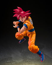 画像をギャラリービューアに読み込む, 【予約】 S.H.Figuarts ドラゴンボール超 超サイヤ人ゴッド孫悟空〈神の気を纏いし姿〉約145mm PVC&ABS製 塗装済み可動フィギュア
