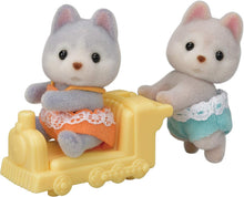 画像をギャラリービューアに読み込む, 【新品】 シルバニアファミリー 人形 【 ハスキーのふたごちゃん 】 イ-117 佐賀/