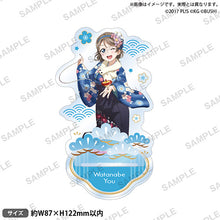 画像をギャラリービューアに読み込む, 【新品】 ラブライブ!スクールアイドルフェスティバル アクリルスタンド Aqours お正月ver. 渡辺 曜 倉庫