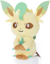 画像をギャラリービューアに読み込む, 【新品】 ポケモン ちょっこりさん リーフィア ぬいぐるみ 高さ約14cm 佐賀