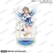 画像をギャラリービューアに読み込む, 【新品】 ラブライブ!スクールアイドルフェスティバル きらりんアクリルスタンド Aqours 天使ver. 渡辺 曜 倉庫