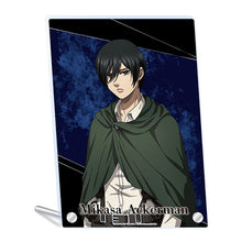 画像をギャラリービューアに読み込む, 【新品】 進撃の巨人( 描き下ろし)アクリルプレート ミカサ 倉庫
