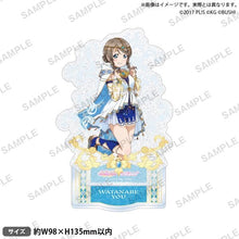 画像をギャラリービューアに読み込む, 【新品】 ラブライブ!スクールアイドルフェスティバル きらりんアクリルスタンド Aqours 春の妖精ver. 渡辺 曜 倉庫
