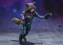 画像をギャラリービューアに読み込む, 【新品】 S.H.Figuarts スター・ロード&ロケット・ラクーン(ガーディアンズ・オブ・ギャラクシー:VOLUME 3)PVC&ABS製 塗装済み可動フィギュア 倉庫