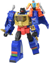 画像をギャラリービューアに読み込む, 【新品】 T-SPARK エイジ・オブ・ザ・プライム トランスフォーマー AOTP-09 グリムロック (G2ユニバース)&ウィーリー 可動フィギュア 佐賀