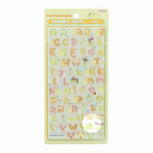 画像をギャラリービューアに読み込む, 【新品】 ポムポムプリン サンリオキャラクターズ グッズ ボンボンドロップシール もじ 佐賀