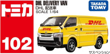 画像をギャラリービューアに読み込む, 【新品】 トミカ No.102 DHL 配送車 佐賀