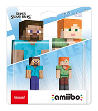 画像をギャラリービューアに読み込む, 【新品】 amiibo ダブルセット -スティーブ/アレックス- 大乱闘スマッシュブラザーズシリーズ 佐賀