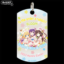 画像をギャラリービューアに読み込む, 【新品】 ご注文はうさぎですか?BLOOM 2023 Happy Easter -シャロ&リゼ&千夜- きゃらタグ 倉庫