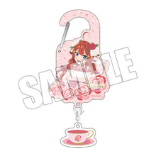 画像をギャラリービューアに読み込む, 【新品】 五等分の花嫁∽ ミニチャーム付きカラビナアクリル -五つ子のティーパーティー 五月- 佐賀
