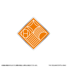 画像をギャラリービューアに読み込む, 【新品】 学園アイドルマスター 初星学園 公式ピンバッジ(オレンジ) 佐賀