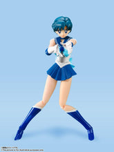 画像をギャラリービューアに読み込む, 【新品】 S.H.Figuarts 美少女戦士セーラームーン セーラーマーキュリー-Animation Color Edition- 約140mm PVC&ABS製 塗装済み可動フィギュア 倉庫