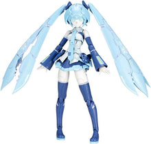 画像をギャラリービューアに読み込む, 【予約】 フレームアームズ フレームアーティスト 雪ミク 全高約159mm 1/100スケール プラモデル
