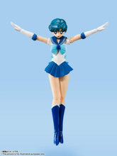 画像をギャラリービューアに読み込む, 【新品】 S.H.Figuarts 美少女戦士セーラームーン セーラーマーキュリー-Animation Color Edition- 約140mm PVC&amp;ABS製 塗装済み可動フィギュア 倉庫
