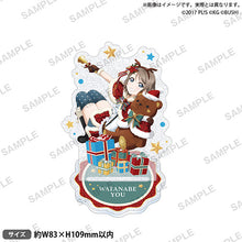 画像をギャラリービューアに読み込む, 【新品】 ラブライブ!スクールアイドルフェスティバル きらりんアクリルスタンド Aqours クリスマスver. 渡辺 曜 倉庫

