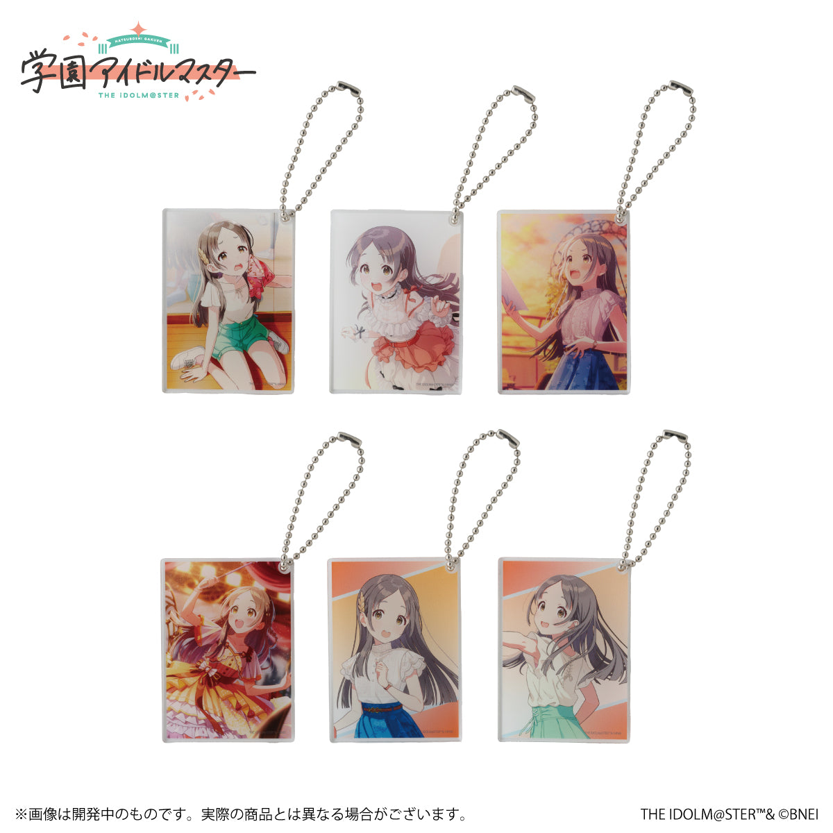 アイマス アイドルマスター アクリルキーホルダー 17個セット トレーディングアクリルキーホルダー TVアニメ「アイドル