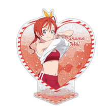 画像をギャラリービューアに読み込む, 【新品】 『ラブライブ!スーパースター!!』ハート型ラメ入りアクリルスタンド 米女メイ 佐賀
