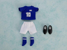 画像をギャラリービューアに読み込む, 【新品】 ねんどろいどどーる おようふくセット サッカーユニフォーム(ブルー) 倉庫
