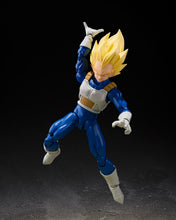 画像をギャラリービューアに読み込む, 【新品】 S.H.Figuarts ドラゴンボールZ 超サイヤ人ベジータ〈危険なプライド〉 約135mm PVC&amp;ABS製 塗装済み可動フィギュア 佐賀
