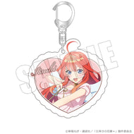 【予約】 ハート型アクリルキーホルダー バレンタイン・バレット 五月五等分の花嫁*