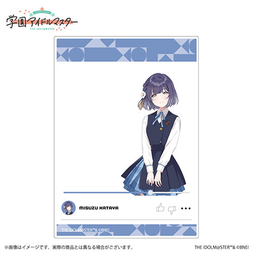予約】 学園アイドルマスター 公式クリアカード 秦谷美鈴 A 20250602