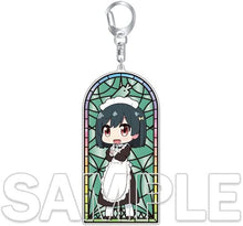 画像をギャラリービューアに読み込む, 【新品】 『にじよん あにめーしょん』ステンドグラス風キーホルダー 三船栞子 倉庫

