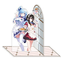 画像をギャラリービューアに読み込む, 【新品】 『この素晴らしい世界に祝福を!』 描き下ろしアクリルブックエンド アクア&amp;めぐみん メイドVer. 佐賀
