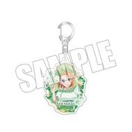 【新品】 五等分の花嫁∽ アクリルミニキーホルダー -五つ子のティーパーティー 四葉- 佐賀