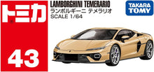 画像をギャラリービューアに読み込む, 【新品】 トミカ No.43 ランボルギーニ テメラリオ 佐賀
