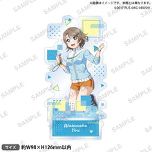 画像をギャラリービューアに読み込む, 【新品】 ラブライブ!スクールアイドルフェスティバル アクリルスタンド Aqours チアガールver. 渡辺 曜 倉庫
