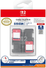 画像をギャラリービューアに読み込む, 【新品】 カードパレット 8  for Nintendo Switch 2 (ブラック) 佐賀
