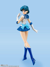 画像をギャラリービューアに読み込む, 【新品】 S.H.Figuarts 美少女戦士セーラームーン セーラーマーキュリー-Animation Color Edition- 約140mm PVC&amp;ABS製 塗装済み可動フィギュア 倉庫
