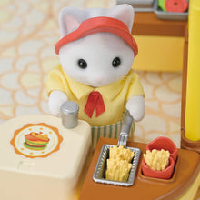 画像をギャラリービューアに読み込む, 【新品】 シルバニアファミリー ゆうえんち おみせやさん 【 できたてハンバーガーワゴン 】 ミ-91 佐賀
