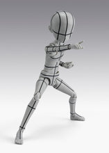 画像をギャラリービューアに読み込む, 【予約】 S.H.Figuarts ボディくん -杉森建- Edition-ワイヤーフレーム-(Gray Color Ver.) 約130mm ABS&amp;PVC製 塗装済み可動フィギュア
