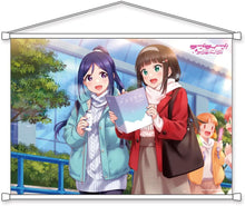 画像をギャラリービューアに読み込む, 【新品】 『ラブライブ!サンシャイン!!』B2タペストリー Aqours 果南&amp;ダイヤ 倉庫

