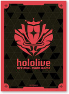 【新品】 hololive OFFICIAL CARDオフィシャルホロカスリーブ Vol.40 ブランドロゴ(Red) 佐賀