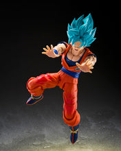 画像をギャラリービューアに読み込む, 【新品】 S.H.Figuarts ドラゴンボール超 超サイヤ人ゴッド超サイヤ人孫悟空 -限界を超えし蒼き力- 約145mm PVC&amp;ABS製 塗装済み可動フィギュア 佐賀
