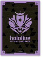 【新品】 hololive OFFICIAL CARDオフィシャルホロカスリーブ Vol.42 ブランドロゴ(Purple) 佐賀