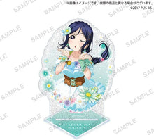 画像をギャラリービューアに読み込む, 【新品】 ラブライブ!スクールアイドルフェスティバル きらりんアクリルスタンド Aqours フラワーサークル ver. 松浦果南 倉庫
