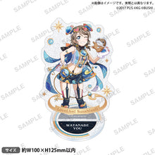 画像をギャラリービューアに読み込む, 【新品】 ラブライブ!スクールアイドルフェスティバル きらりんアクリルスタンド Aqours 宇宙ver. 渡辺 曜 佐賀
