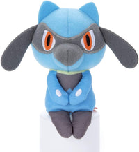 画像をギャラリービューアに読み込む, 【新品】 ポケモン ちょっこりさん リオル ぬいぐるみ 高さ約12cm 佐賀
