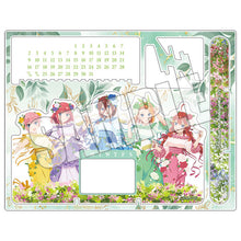 画像をギャラリービューアに読み込む, 【新品】 五等分の花嫁∽ 万年カレンダー -五つ子のティーパーティー- 佐賀
